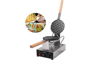 Fayelong Egg Waffle Maker Bubble Waffle Puffle Maker Rotated Non-stick Professional 1400W 220V Hong Kong Style Kitchen