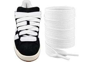 Endoto Cordones para Adidas Campus 00s Zapatillas, 16MM de Ancho Repuesto Planos Gordos Cordon Laces para Sneaker