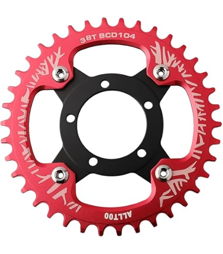 Adattatore Corona Bici 104BCD 32T - Lega Alluminio | Per Motore Mid Drive Bafang BBS01/BBS02 - Foto 11