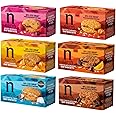 Nairn's Oat Biscuits Variety Pack - Dark Chocolate Chip/Stem Ginger/Chocolate & Orange/Mixed Berries/Salted Caramel/Cocnut & Chia Seeds, Pack of 6
