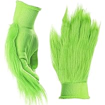 M.Kritzinger's Cappello Di Natale In Pelliccia Sintetica Verde Con Scritta 'Ich Hasse Menschen' - Berretto Umoristico Con Motivo Muffole Per Feste, Regalo Divertente