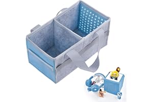 Vicloon Bag for Toniebox Starter Set and Accessories Storage Bag, Toniebox Audio Player Felt Organizer Bag, Travel Carrying Bag with Handle for Toniebox, Carrying Case Bag for Toniebox & Accessories