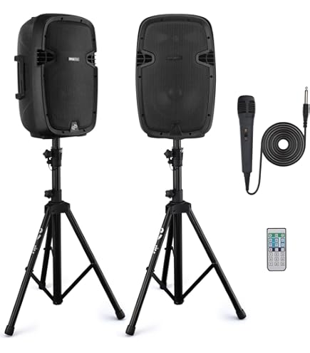 Diffusore Attivo Gemini AS 08P - 500W, 2 Vie, 8", Per Karaoke, Feste, Con Ingressi XLR/RCA - Foto 2