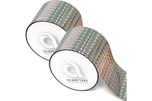 ACOBET Cinta Repelente de Aves | 80 M x 4,8 CM | Cinta Reflectante para Aves | Cinta Espantapájaros | Reflectante a Doble Cara | Ahuyentador de Pajaros | Espantapajaros