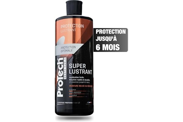 ProTechMC | Super Lustrant pour Peinture de Voiture 500 ml | Effet Déperlant & Brillance Instantannée | Protection Ultra Longue Durée | Polish Voiture Sans Rinçage | Made In France |