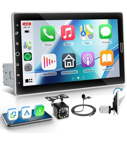 Podofo Android 11 Autoradio 1 Din Carplay Sans Fil Avec Navi 1+ 16G