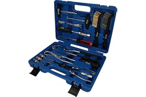 BRILLIANT TOOLS BT701250 Universal-Bremstrommel und Bremsscheiben -Werkzeug-Satz | 15-tlg. [Powered by KS TOOLS]