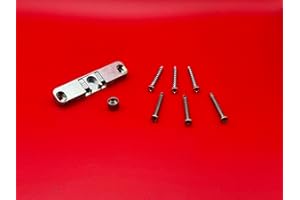 FTF - FENSTERTECHNIK Maco Schnapper 213461 - Pinza per finestre e porte del balcone, in legno e per profili in plastica liscia, con materiale di fissaggio incluso