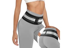 AOGOE Ceinture de Hanche Sacro-iliaque, 110CM Ceinture Maintien Bassin Avec Sangle De Compression Élastique, Pour Femmes Et Hommes Qui Soulage Les Douleurs Sciatiques, Pelviennes, Du Bas Du Dos