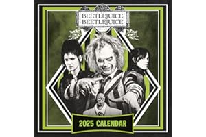 2025 Calendar Beetlejuice 2 Movie Month to View Square Calendar Official Product: Original Danilo-Kalender [Mehrsprachig] [Kalender]