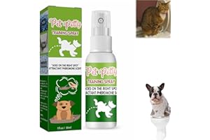 TUKNN Dog Potty Training Spray,Pet Potty Training Spray,Pet Defecation Inducer,Pet Toilet Location Sprayer for Dog,Dog Toilet Training,for Indoor & Outdoor Use,30 ml
