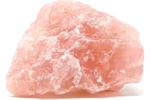 PURAJA Quartz Rose Pierre Naturelle | Pierre Brute de première qualité pour Ordinateur, Eau, guérison, Chance ou décoration