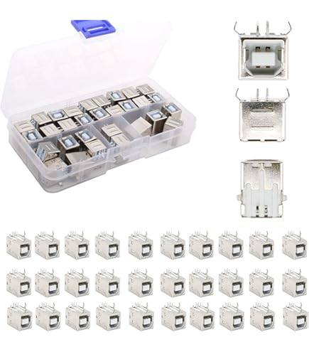 50pcs Connettori Micro USB Femmina 5-Pin - Kit Riparazione Per Telefoni E Dispositivi Elettronici - Foto 3