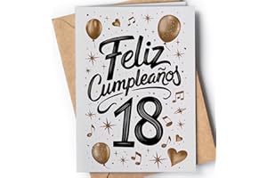 GREETING CARDS FOR EVERYONE Tarjeta de 18 Cumpleaños - Tarjeta de Felicitación Graciosa para alguien que cumple 18 años - Regalo Original para 18 Cumpleaños para él, ella, hombre, mujer, mejor amigo, amiga... - EU 32
