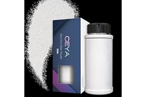 Ceya Poudre de paillettes ultra fines de 0,2 mm pour slime, résine époxy, gobelet, bijoux, nail art, festival, maquillage, scrapbooking, peinture, cartes de mariage - 100 g