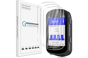 NEWZEROL 3 ​​Pezzi Pellicola Vetro Temperato Compatibile per GRMN Edge 540/GRMN Edge 840, 2.5D Bordo Curvo Bordi ad Arco AntiGraffio 9H Pellicole Protettiva in Vetro Temperato ad Alta Definizione