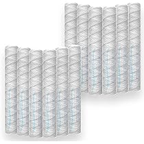 Cartuccia Filtro Acqua 20 Pollici - Filo Avvolto Polipropilene, Micron 1, Set Da 2 Pezzi - Foto 6