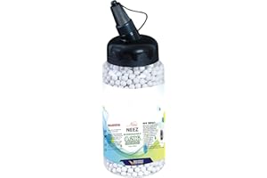 ‎NEEZ Neez Softair Paintball Airsoft - Bio-Abbaubare Plastik Glock Kugeln fur Speedloader - 1000, 2000, 5000 und 10000 Schuss 0,20g 6mm BBS
