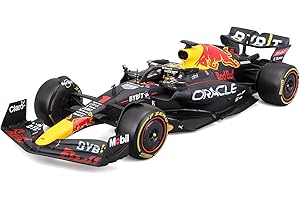 Bburago RedBull RB18 (2022): model samochodu w skali 1:24, #1 Max Verstappen, twarda obudowa, niebieski (18-28026V)