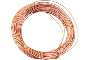 ANCLLO 4pcs X 10M Bonsai Care Tool Tree Training Wire 1.0mm Plant Craft Wire Filo di Alluminio Tessitura Artigianale, per Contenere Rami di Bonsai (Ogni Rotolo 10M, Oro Rosa)