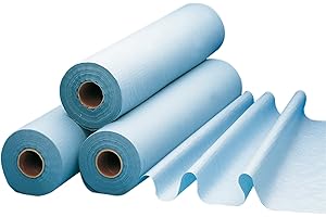 LCH – Draps d’Examen – Plastifiés – Résistants – Absorption Optimale – Pré-Découpés tous les 38 cm – Largeur 50 cm – Livraison par Rouleaux de 6