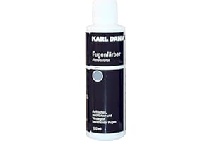 Karl Dahm Tinte de Lechada – Gris 120ml I Reparación de Lechada y Tinte de Lechada en 3 Colores Diferentes I Color y Sellado de Lechada de Azulejos I Reparación para Interiores – 12301