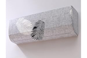 EN AyuL Copertura antipolvere per condizionatore d'aria, copertura antipolvere per interni, montaggio a parete, protezione antipolvere per condizionatore d'aria, taglia unica (A)