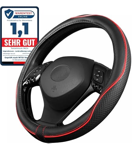 Produktbild von KIPPOT Auto Lenkradhüllen, Für Mazda CX 5 II 2013 2023 Anti Rutsch Atmungsaktives Lenkradbezug Haltbarkeit Auto Lenkradschutz,O Type B