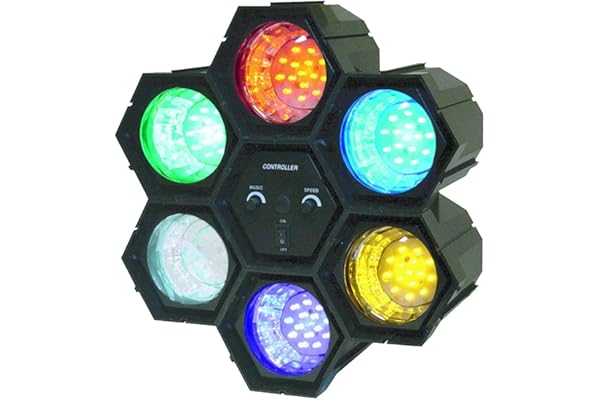 Ibiza JDL034LED Jeu de lumière Noir