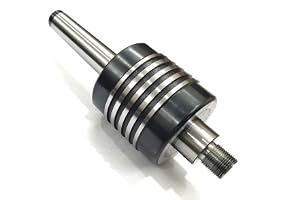 Dubbla lager MT2 skaft levande roterande center M14 x 1 - svarv Tailstock metallarbete-runout under 0,01 mm