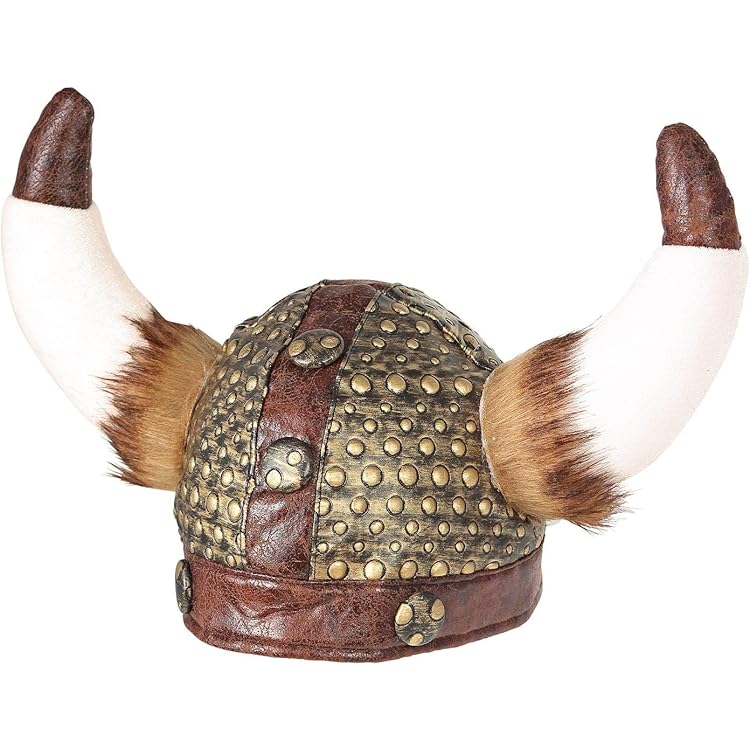 Gallierhelm Von Boland – Stoffhelm Mit Hörnern & Zöpfen Für Karneval & Mottoparty