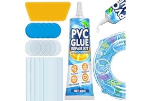 AAROVIBE Pool Reparaturset, Pool Flicken Unterwasser, Schlauchboot Reparaturset, Wasserdichtes PVC Reparaturset für Aufblasbare Gegenstände, Luftmatratze, Zelte, Whirlpools, Schwimmringe, Planschbecken (60ml)