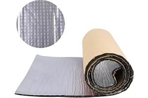 Baketron Dämmmatte Auto Motor Schallschutz Schallschutzmatte Dämmung Isolierung Matte Schaumstoff,Feuerfest,Feuchtigkeitsfest,Wasserdicht(200cm×50cm×10mm)