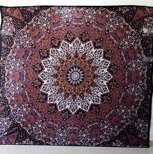 Tapestry hippie tapestry mandala tapestry wall hanging wall decor by Craftozone