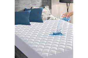 ZZZMRH Quilted Waterproof mattress protector Small Double Bed - Super Absorbent Mattress Protector - Soft & Breathable Small Double mattress protector - Waterproof sheet fitted style 4FT Double(122X190 CM)