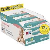Pampers Sensitive Bebek Islak Havlu 12 Paket 960 Yaprak