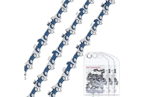ROELLY Catena Motosega da 3×25 cm ,3/8"LP Catene per Motosega Elettrica da 1,1 mm 40TG a Gioco Ridotto, Affila Catena Motosega,Applicabile con Einhell GR-LC 18/25 Li Makita DUC254Z Oregon