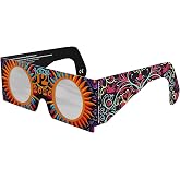 Solar Eclipse Glasses ISO 12312-2 CE EPI Homologated | Lenses for Solar Eclipse | Recognized European Manufacturer AAS | Tota