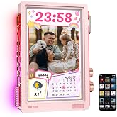 Divoom Times Frame-10.1 in&ccedil; Dijital Resim &Ccedil;er&ccedil;evesi Şeffaf IPS Akıllı Linux OS RGBLED D&ouml;ner D&uuml;ğme WiFi 64GB 400+Saat Y&uuml;zleri 