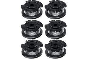 Chuancheng Confezione da 6 bobine e filo di ricambio per tosaerba Bosch Easy Grass Cut 18 V 23 26 18 # F016800569