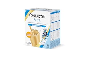FontActiv Forte Vainilla | 14 Sobres | Suplemento Nutricional con Fibra para Adultos - 0% Azúcares añadidos
