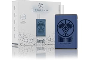NORDDAMPF - WHERE THE CLOUDS RISE Norddampf HAMMAH Kräuter Vaporizer | Kompakter Premium Verdampfer für Kräuter | Hybrid-Heiztechnologie | 1600mAh Akku | 30s Aufheizzeit | Isolierter Luftweg | 5 Temperaturstufen | NORDIC BLUE