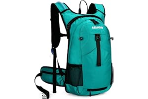 Mochila de hidratación Arvano con vejiga de Agua de TPU de 2L, Mochila de Agua aislada para Mantener el líquido Fresco hasta 4 Horas, Ciclismo, Esquí, Senderismo, Mochila de día,Bolsa de Ciclismo