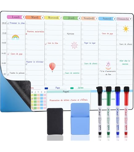 IMPARFAIT - Planning Mensuel - VERSION MAGNÉTIQUE - Les Créas De BB