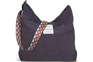 OSOCE Sztruksowa torba na torebki o dużej pojemności