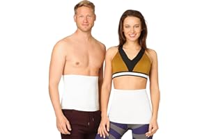 BeFit24 Unisex Nierenwärmer aus Angora, Merino & Baumwolle – Rücken- & Nierengurt für Damen & Herren – Wärmend, Atmungsaktiv, Weiß