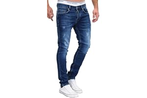 Merish 9148-2100 - Pantalones vaqueros, diseño ajustado, para hombre