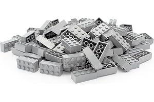 LEGO - Set med 100 klassiska byggstenar - 2 x 4 klassiska stenar - För LEGO-platta och LEGO-låda - Startuppsättning - Grundstenar (3001)
