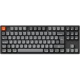 Keychron K8 Max 80% TKL RGB Turkish Red Switch Wireless Aluminum Frame Carbon Black Mechanical Keyboard