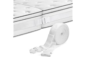 ImnBest Matratzenhalter | Matratzenhalter | Doppelbettbrücke | Bettbrücke | Verbindet Zwei Matratzen zu Einer großen LiegeFläche | variabel einstellbar| Liebesbrücke | ür bis zu 200 cm x 200 cm Bette